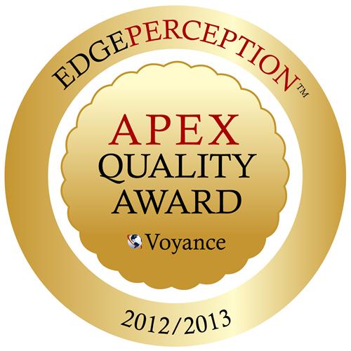 Apex 2012-2013 Quality Award Seal