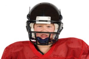 Youth football player