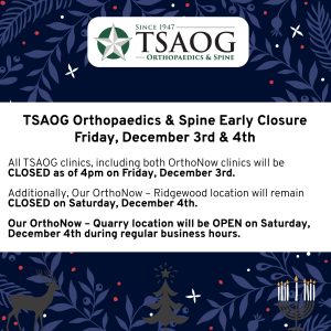 TSAOG Early Closure