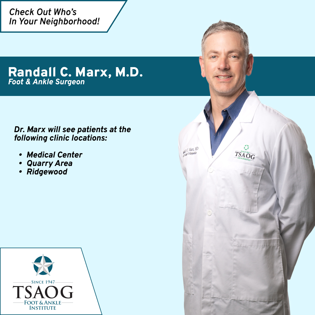 Dr. Randall C. Marx Adds Medical Center Location