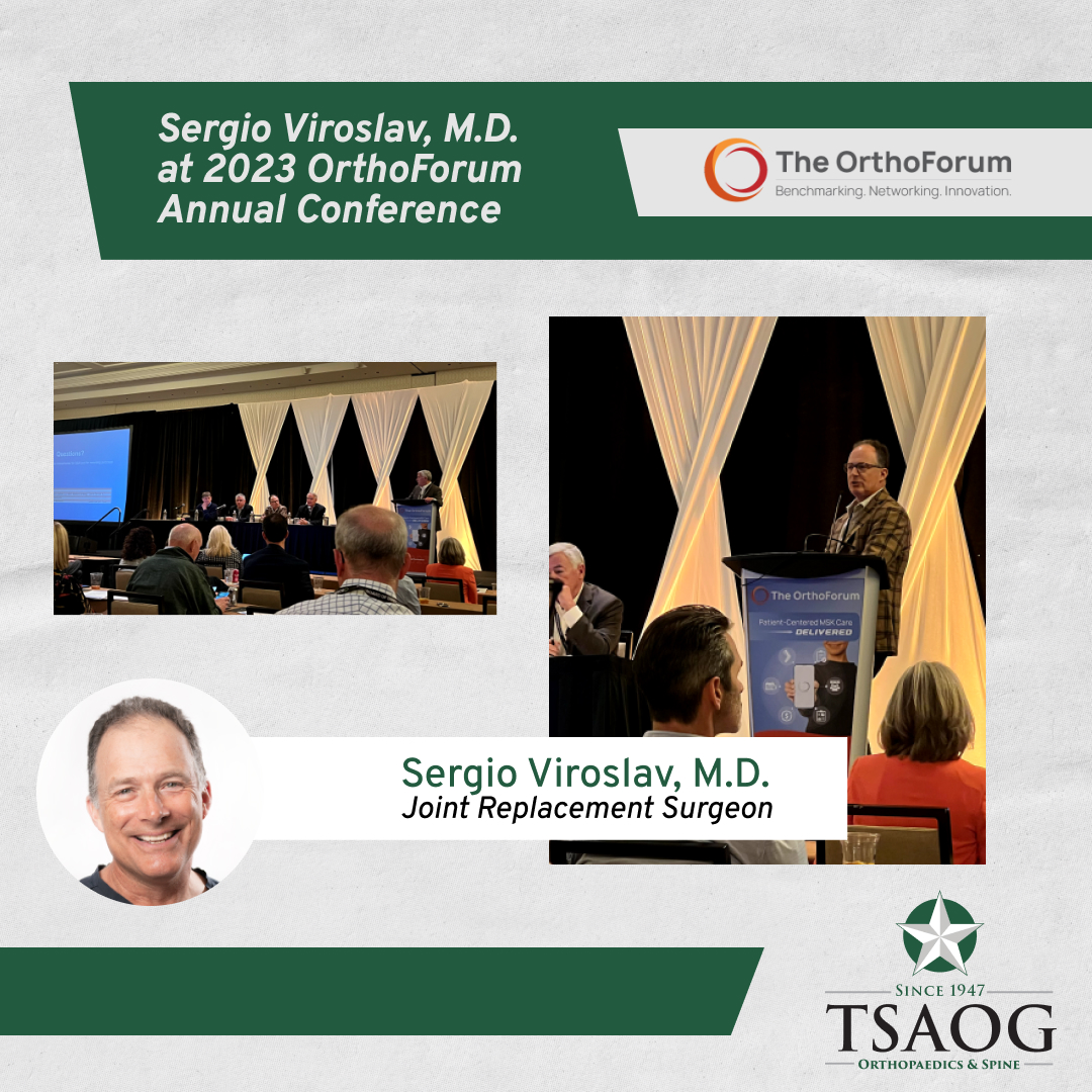 Dr. Sergio Viroslav at Ortho Forum 2023 | Phoenix, Arizona