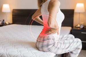 back pain in woman
